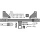 Фаркоп для Geely Atlas Pro 2021-2024, Belgee X70 2024-н.в. съемное крепление шара под американский квадрат