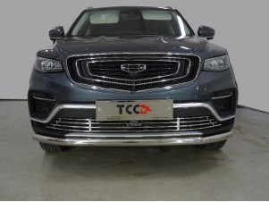 Защита передняя нижняя 60,3 мм для Geely Atlas PRO 1.5L 4WD 2021 – н.в. GEELEATLP21-16