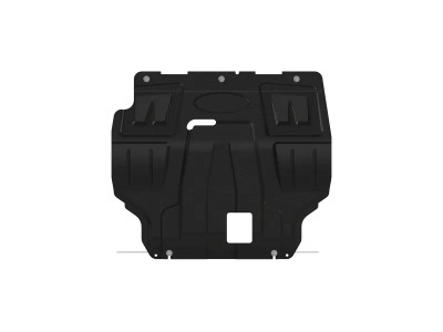 Защита картера двигателя, КПП (2 мм, сталь) для Geely Atlas Pro 2021-н.в. (V = 1.5T AT FWD)