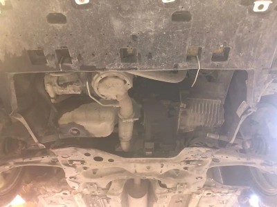 Защита картера и КПП сталь 2 мм для CITROEN C4 Grand Picasso/Jumpy 2016 - 2018