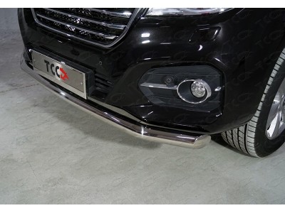 Защита переднего бампера 76 мм ТСС для Haval H9 2017-2021
