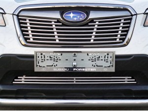 Решётка радиатора верхняя 12 мм для Subaru Forester SK № SUBFOR18-15