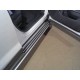 Пороги алюминиевые Slim Line Silver ТСС для Subaru Forester S5 2018-2021