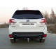 Защита задняя длинные уголки 60 мм ТСС для Subaru Forester SK 2018-2021