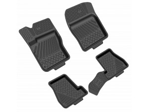Коврики салона Rezkon резиновые 4 штуки для Ford Focus 3 № 1016010200