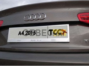Рамка номерного знака для Audi A4