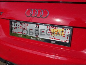 Рамка номерного знака для Audi TT