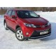 Защита переднего бампера 60 мм ТСС для Toyota RAV4 2013-2015