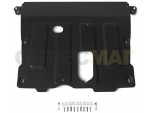 Защита картера и КПП Автоброня, сталь 2 мм для Nissan Terrano/Renault Duster/Arkana/Kaptur/Arkana № 111.04736.1