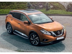 Пороги алюминиевые Rival Premium для Nissan Murano № A180ALP.4108.3
