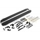 Пороги алюминиевые Rival Black для Nissan Qashqai/X-Trail/Renault Koleos 2015-2021