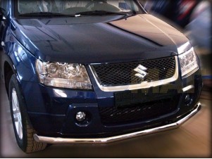 Защита переднего бампера 60 мм с загибами для Suzuki Grand Vitara № GVN 7