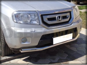 Защита переднего бампера 76 мм для Honda Pilot № HPIL 1