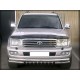 Защита передняя двойная 76-60 мм с защитой картера для Toyota Land Cruiser 100 1998-2007