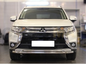 Защита передняя двойная 53-43 мм для Mitsubishi Outlander № MOU15_1.1