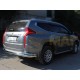 Защита задняя с уголками 76-43 мм для Mitsubishi Pajero Sport 2016-2020