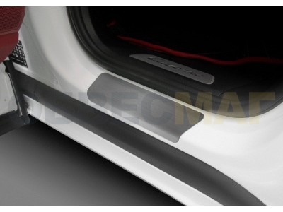 Накладки на пороги Rival с надписью, 4 шт для Porsche Cayenne 2017-2019