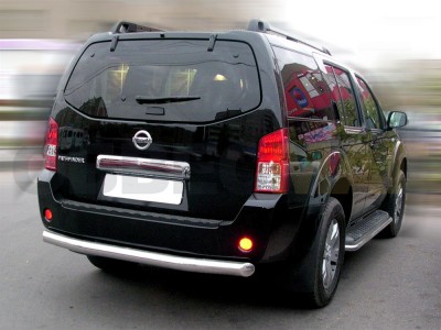 Защита заднего бампера 60 мм для Nissan Pathfinder 2004-2009