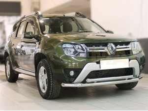 Защита передняя двойная 60-53 мм для Renault Duster № RD15_1.1