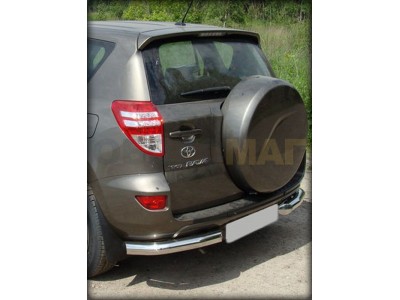 Защита задняя уголки 76 мм для Toyota RAV-4 2010-2013