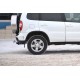 Фаркоп для Chevrolet Niva 2008-2020, Lada Niva 2020-2021, Lada Niva Travel 2021-н.в. съемное крепление шара под американский квадрат