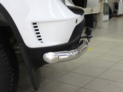 Защита заднего бампера "уголки" d-60 Технотек для Chevrolet Niva 2009 – н.в.