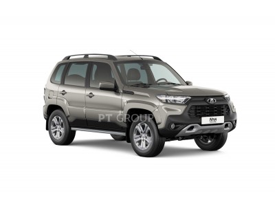 Защита порогов вогнутая d=63 мм (ППК) ИСКРА для Chevrolet Niva 2008-2020, Lada Niva 2020-2021, Lada Niva Travel 2021-н.в.
