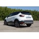 Защита порогов прямая d=63 мм (НПС) для Renault Kaptur 2016-2022