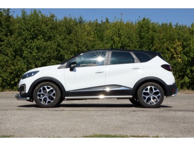 Защита порогов прямая d=63 мм (НПС) для Renault Kaptur 2016-2022