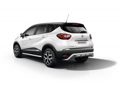 Защита порогов прямая d=63 мм (НПС) для Renault Kaptur 2016-2022