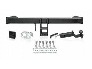 Фаркоп для Volkswagen Transporter/Caravelle/Multivan T5 фургон, микроавтобус 2003-2015, Volkswagen Transporter/Caravelle/Multivan T6 фургон, микроавтобус 2015-н.в., в т.ч. авто с парктроником съемное крепление шара под американский квадрат №VW 36B