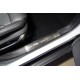 Накладки на пластиковые пороги (лист шлифованный надпись CS75 plus) 2шт ТСС для Changan CS75 plus II 2022 – н.в.
