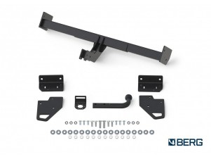 Фаркоп для Mitsubishi Pajero IV 2007-2020, Mitsubishi Pajero III 2000-2007 крепление шара на двух болтах №F.4011.001