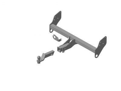 Фаркоп для Mitsubishi Pajero III 2000-2007, Mitsubishi Pajero IV 2007-2020 съемное крепление шара под американский квадрат