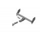 Фаркоп для Mitsubishi Pajero III 2000-2007, Mitsubishi Pajero IV 2007-2020 съемное крепление шара под американский квадрат
