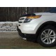 Защита передняя овальная короткая 75-42 мм ТСС для Ford Explorer 2011-2015