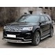 Защита переднего бампера d-60+53 радиусная двойная Технотек для Ford Explorer 2017 – н.в. 