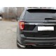 Защита заднего бампера"уголки" одинарные d-60 Технотек для Ford Explorer 2017 – н.в. 