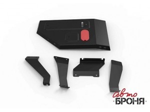 Защита емкости с AdBlue, АвтоБРОНЯ, Сталь для  Sollers Atlant 2022-н.в., V - 1.9D, 2.7D №111.01603.1