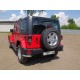 Защита заднего бампера уголки 60 мм ТСС для Jeep Wrangler 5D 2010-2018