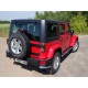 Защита заднего бампера уголки 60 мм ТСС для Jeep Wrangler 5D 2010-2018