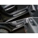 Накладки на пороги шлифованный лист 4 штуки для Geely Atlas 2018-2021