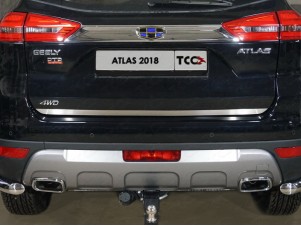 Накладка на заднюю дверь шлифованный лист для Geely Atlas № GEELEATL18-15