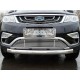 Защита передняя овальная 75х42 мм для Geely Atlas 2018-2021