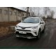 Защита переднего бампера с ДХО 60 мм ТСС для Toyota RAV4 2015-2019