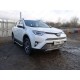 Накладка решётки радиатора верхняя 16 мм ТСС для Toyota RAV4 2015-2019