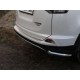 Защита задняя уголки 60 мм ТСС для Toyota RAV4 2015-2019