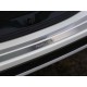 Накладка на задний бампер шлифованный лист надпись RAV4 ТСС для Toyota RAV4 2015-2019