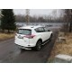 Защита заднего бампера центральная 60 мм ТСС для Toyota RAV4 2015-2019