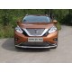 Защита переднего бампера с ДХО 60 мм ТСС для Nissan Murano 2016-2021
